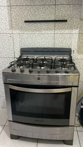 Fogão inox 6 bocas
