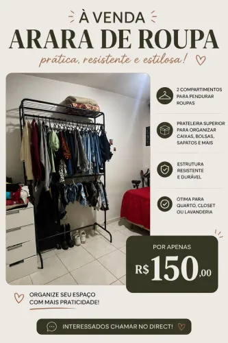 Arara de roupas