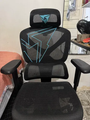 Cadeira gamer Thunder x3 ergonômica mesh azul