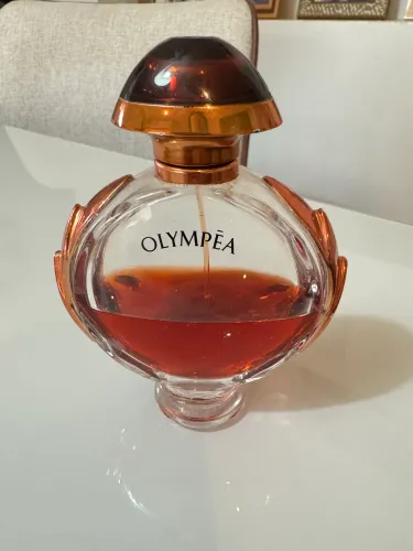perfume olympea intense edp 80ml - descontinuado - cerca de 30ml restante