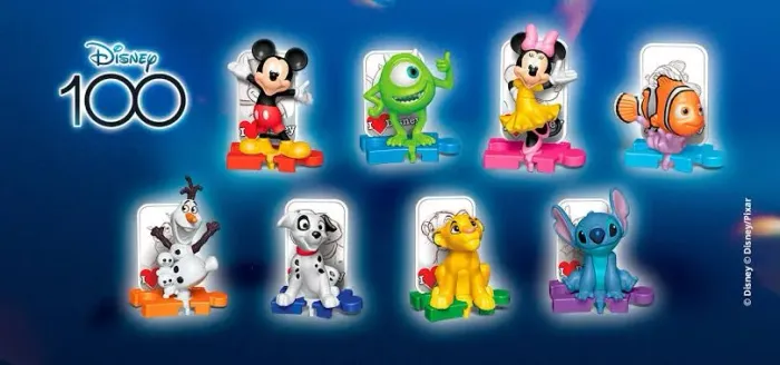 Coleção Completa Kinder Joy Disney 100 Anos - Rara Coleção da Europa.