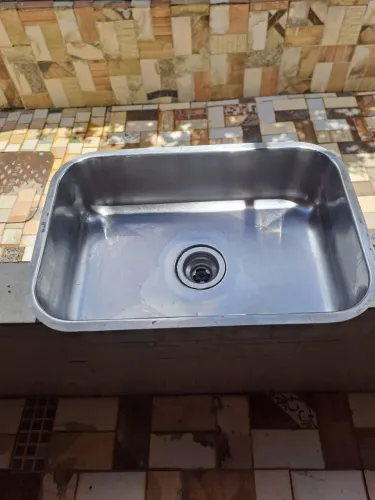 Cuba de inox p pia de cozinha 0.34x0.49