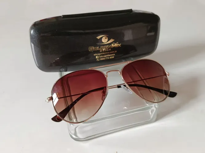 Óculos de Sol Ferrovia Estilo Rayban Original Unissex Lentes UV UVB Novo Tamanho Médio