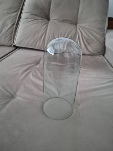 Redoma cúpula de vidro