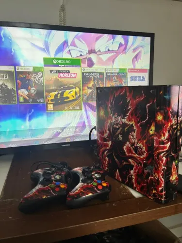 Xbox 360 RGH+HD 500 GB + 120 GH 2 CONTROLES