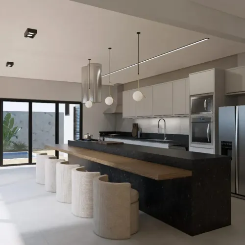 Casa Térrea Alto Padrão | 300m² | 4 Quartos | Alphaville Serra | Em Construção