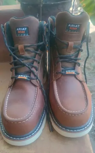 Ariat Work Boot Rebar Lift 6 H2o Bota Trabalho Provad'água Marrom Liso 42