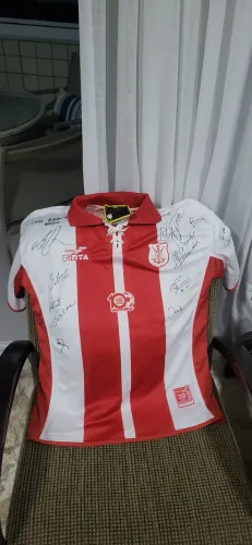 CAMISA NÁUTICO CENTENÁRIO AUTOGRAFADA