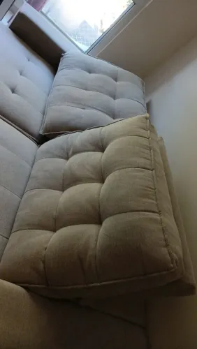 Vendo sofá de linho (aceito troca)