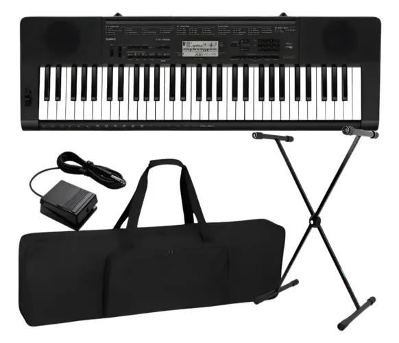 Teclado musical CTK CASIO 3500 Seminovo