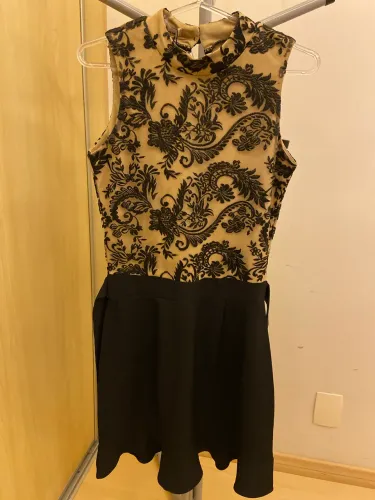 Vestido infantil preto