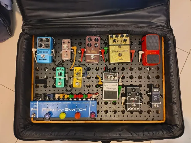 Pedal Board Hands Case 60x40 - APENAS BOARD E CASE