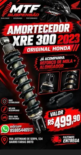 AMORTECEDOR DA XRE 300 ORIGINAL HONDA