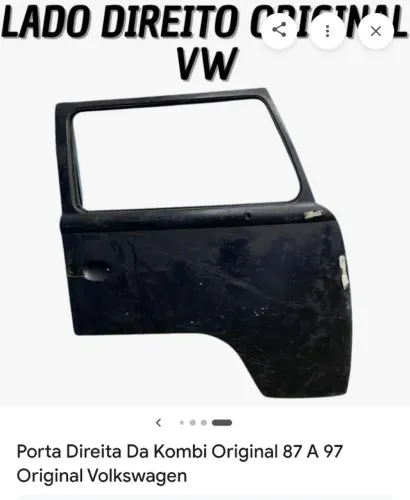porta Kombi 90 lado passageiro original completa