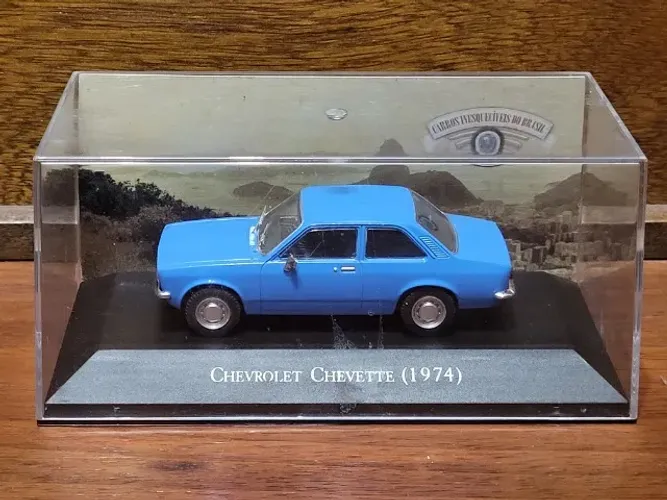 Chevrolet Chevette 1974 - Coleção Carros Inesquecíveis Do Brasil - Carrinho Miniatura 1/43