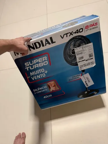Ventilador MONDIAL Coluna, Turbo 8 Pás, 40cm 220V