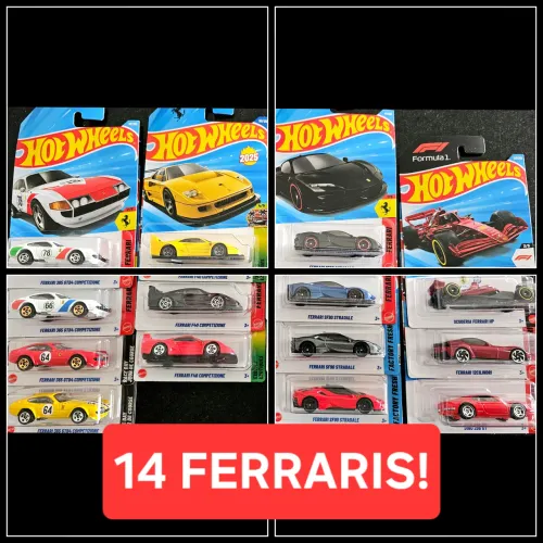 FERRARI : Coleção Hot Wheels