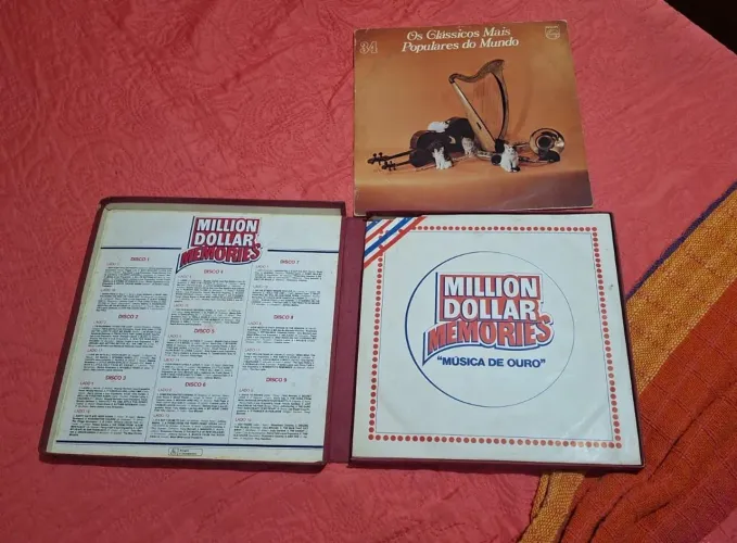Box Vinil LP Coleção Música de Ouro + Clássicos Populares 