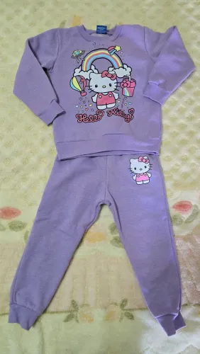Conjunto moleton 3 anos Hello Kitty