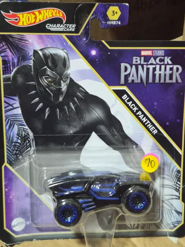 Hot Wheels Character Cars Marvel - Black Panther (Pantera Negra)