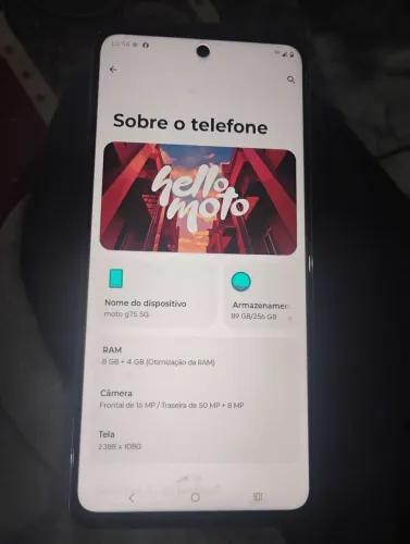 Vendo ou troco meu moto g 75 256gb