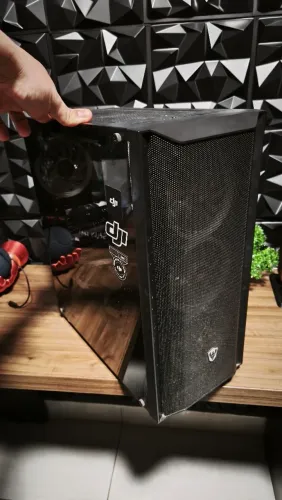 Gabinete aquário satélite com 7 fans