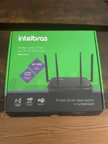Modem Óptico Intelbras WiFiber 121 AC