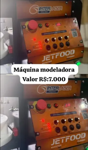 Máquina modeladora de salgados 