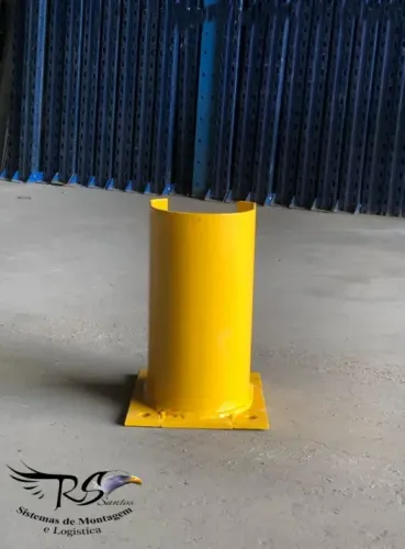 PROTETOR DE COLUNA REFORÇADO PARA PORTA PALETE FABRICANTE LONGA