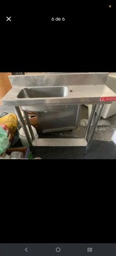 Pia inox de cozinha