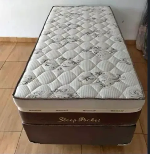 Colchão SLEEP pockt solteiro mais Box.