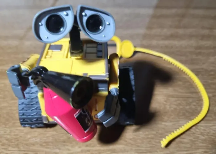 WALL-E com Extintor e Mecanismo - 2008 - Thinkway (Item Raro)