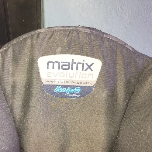 Cadeirinha para Auto Burigotto Matrix Evolution (0 a 25 kg) - Reclinável
