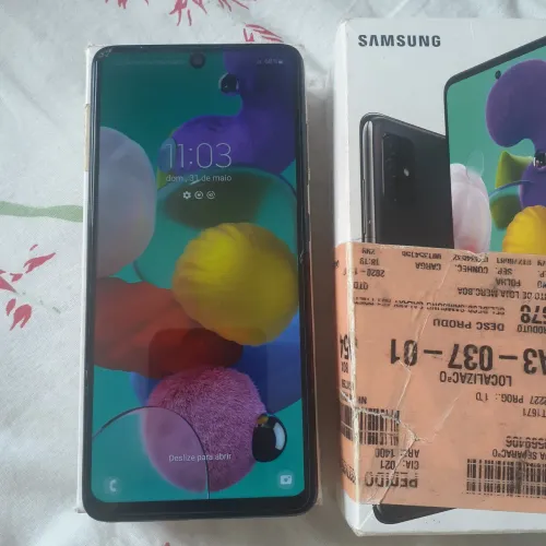 Vendo celular GALAXI A51 PRETO SAMSUNG