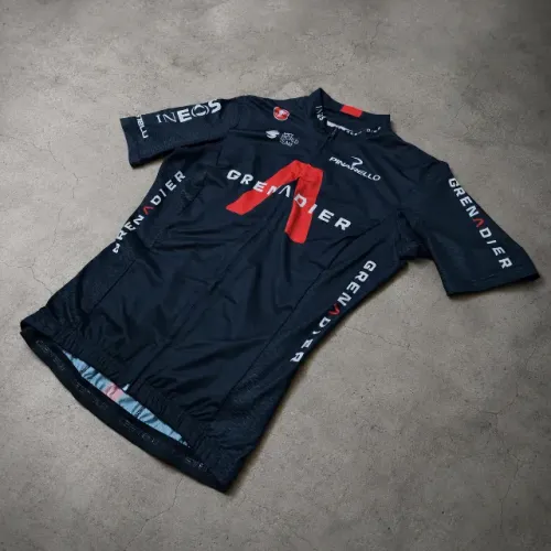 jersey castelli P original ineos grenadier pro azul marinho novo