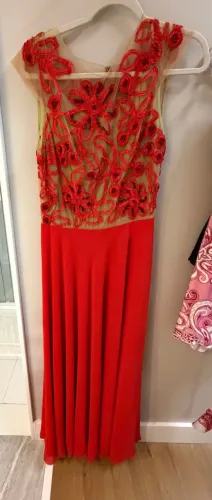Vestido Arte Sacra - Tamanho 44