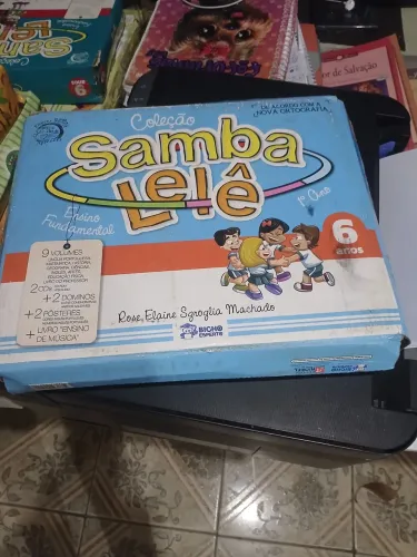 LIVRO COLEÇÃO PEDAGÓGICOS SAMBA LELÊ  1 ANO