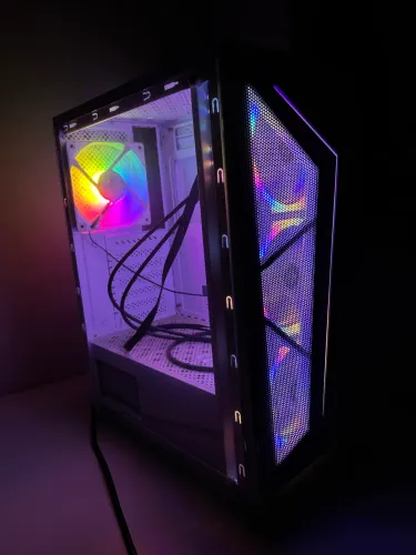 Gabinete Gamer TGT Legion + Fonte Taicon 500w Alta performance NOVOS
