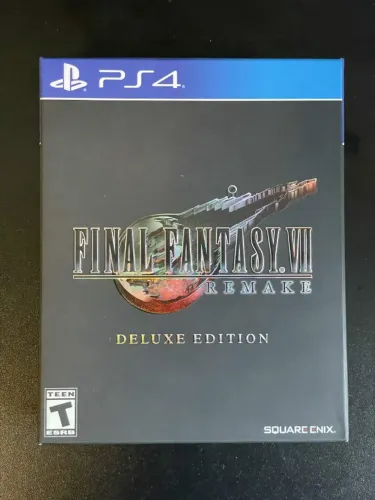 Final Fantasy 7 VII Remake Deluxe Edition PS4 COMPLETA AMERICANA