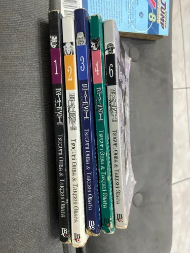 Mangás Death Note - Volumes 1 ao 4 + 6 - JBC