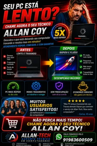 MANUTENÇÃO EM COMPUTADORES