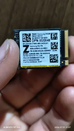 Venhe semi-zero funcionando perfeitamente 256GB M.2 PCI-e NVME SSD