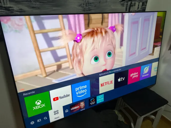 Smart tv Samsung 75 4K com Xbox