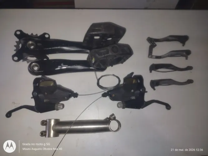 Kit Shimano alívio 3x8 vintage 