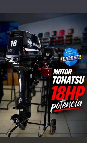 Motor Tohatsu 18HP | Potência, Economia e Pronto Entrega