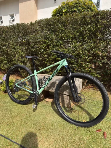 Specialized chisel tam S shimano slx suspensão reba