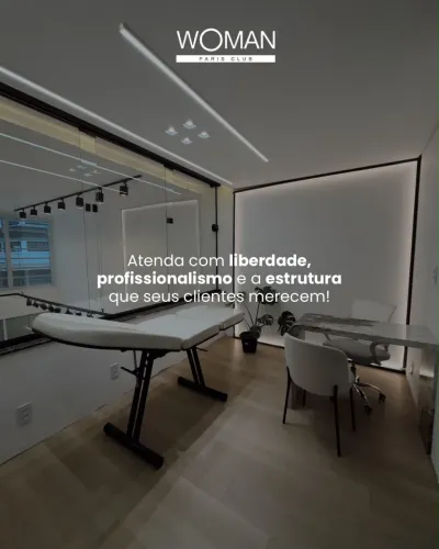 Alugue seu espaço por atendimento no Woman Paris Club