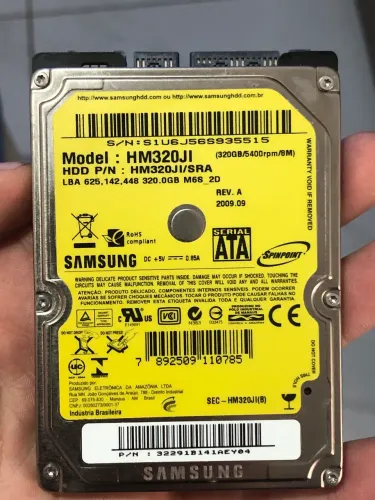 HD enterro original Samsung 50R$