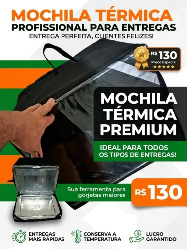 Vendo bag preta isopor laminado