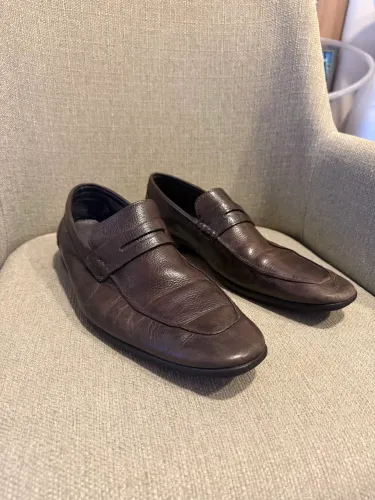 Sapato Social Vila Romana Original em Couro Marrom - Tam. 41